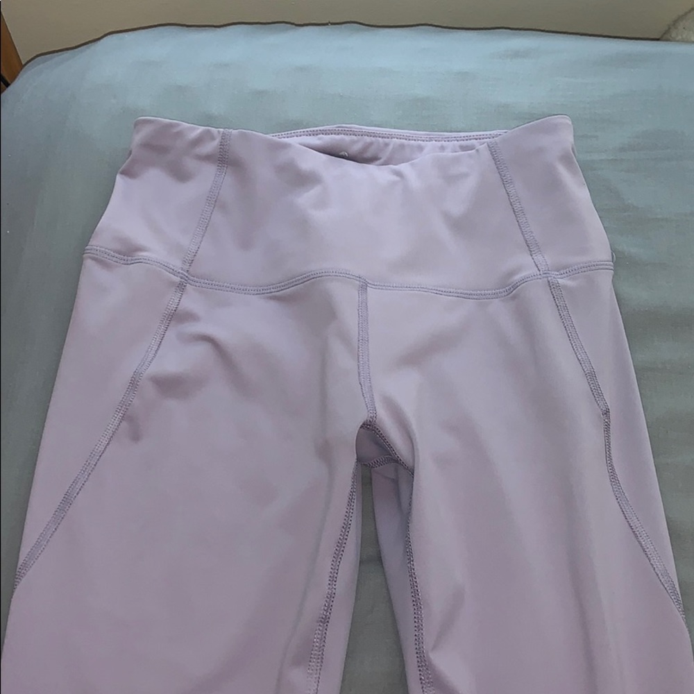 Purple athletic leggings